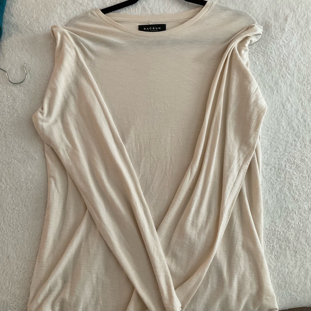 Pascun off white long sleeve t shirt